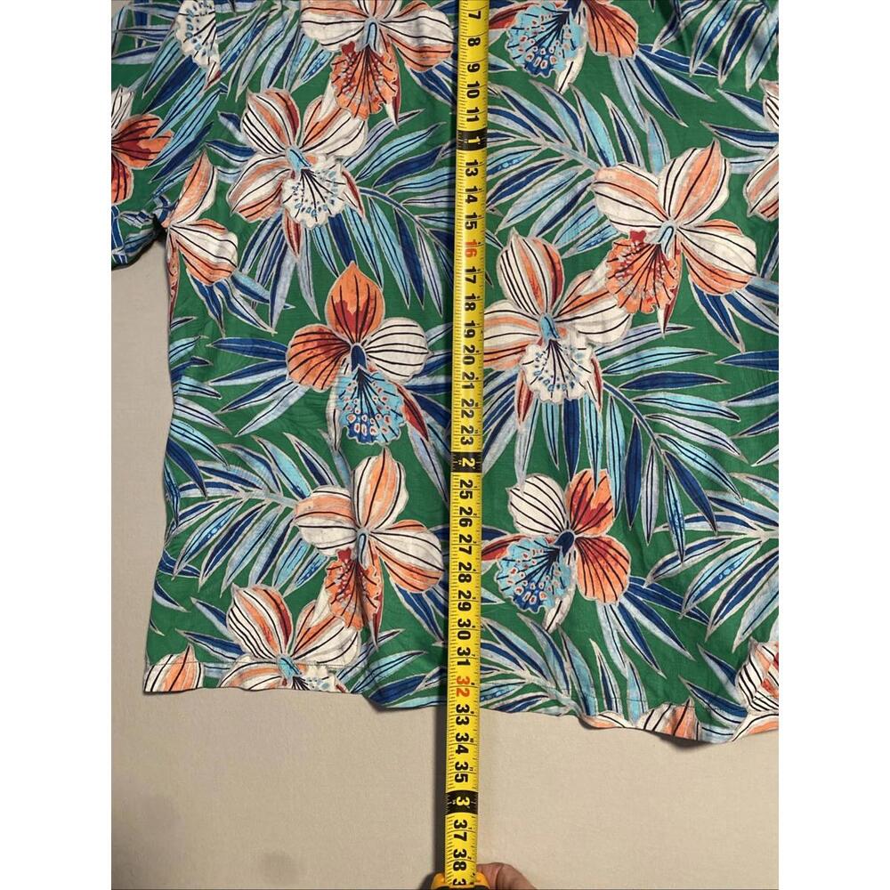 Tommy Bahama Short Sleeve Button Up Silk Floral Hawaiian Shirt Mens 3XL - Picture 8 of 9